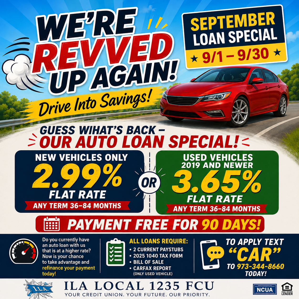 auto loan special