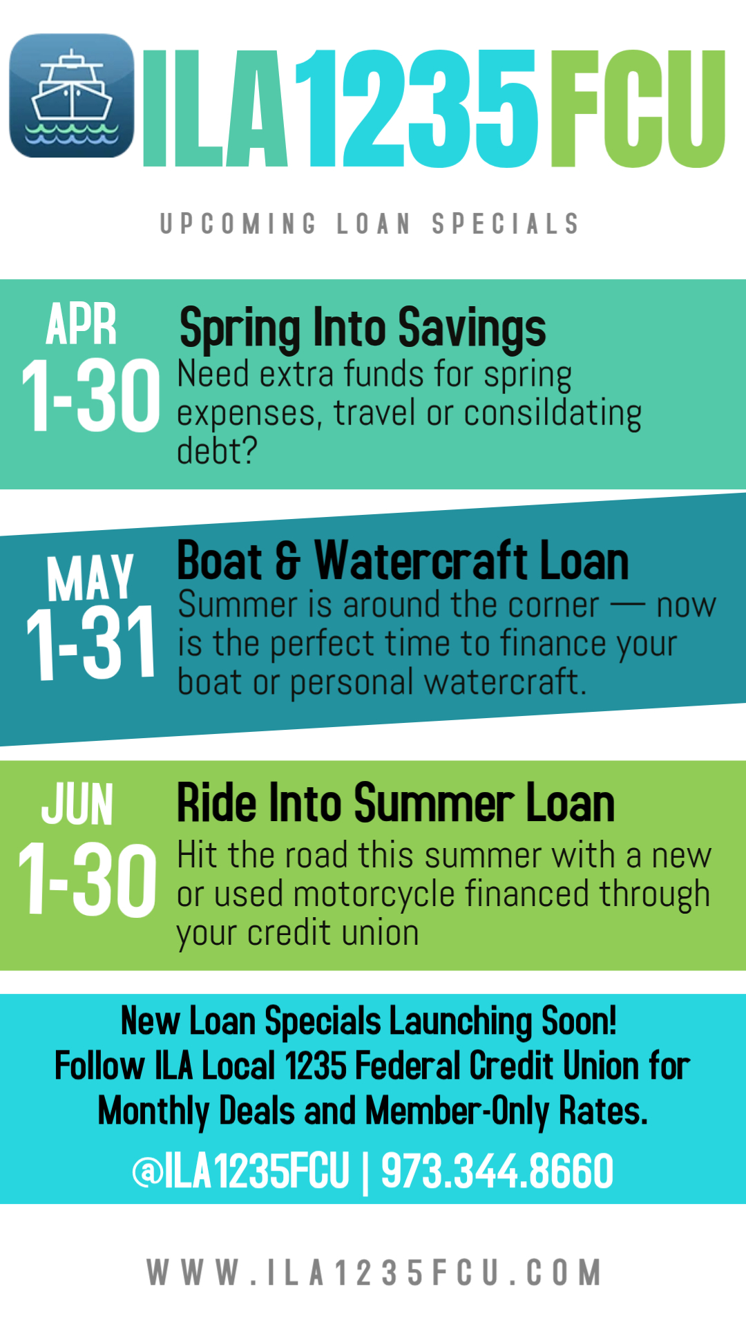 upcoming loan specials
